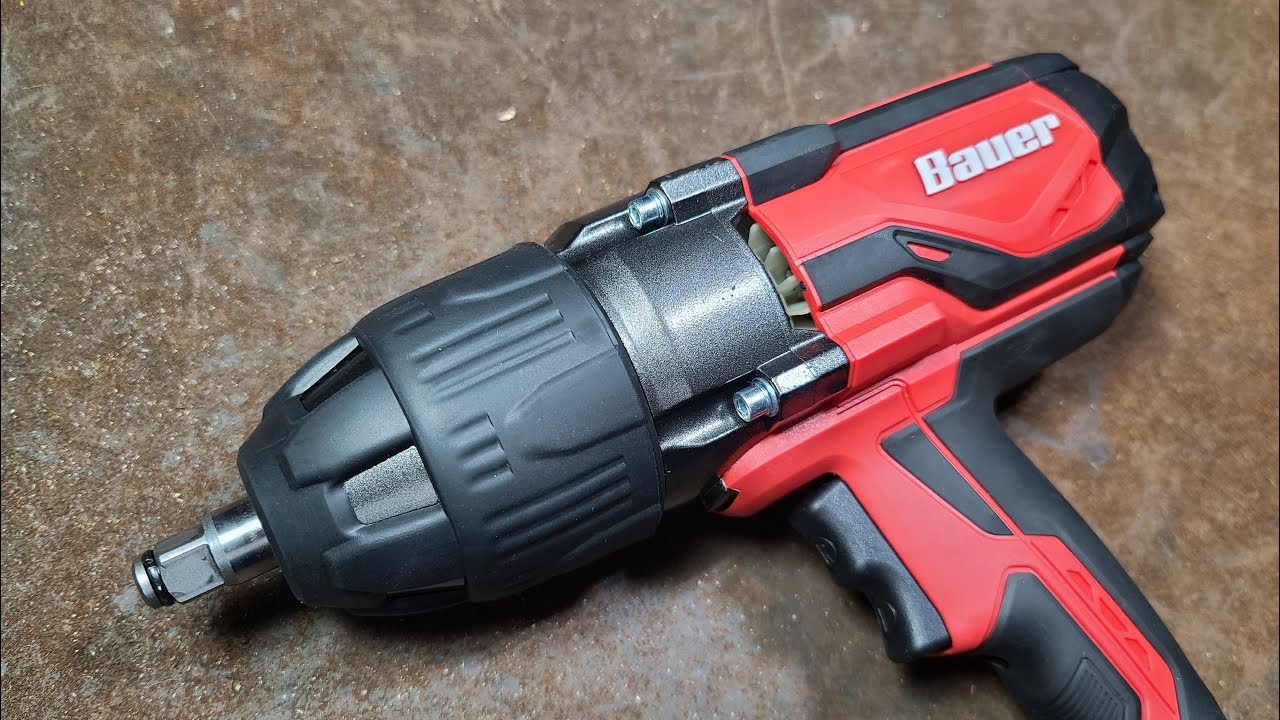 Обзор/разборка гайковерта Harbor Freight Bauer 1050 Ft/Lbs с сетевым креплением
