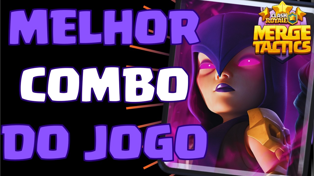 😮 ESSE É DE LONGE O COMBO MAIS FORTE DO COMBINAÇÕES TÁTICAS! - Calsh Royale Merge Tactics