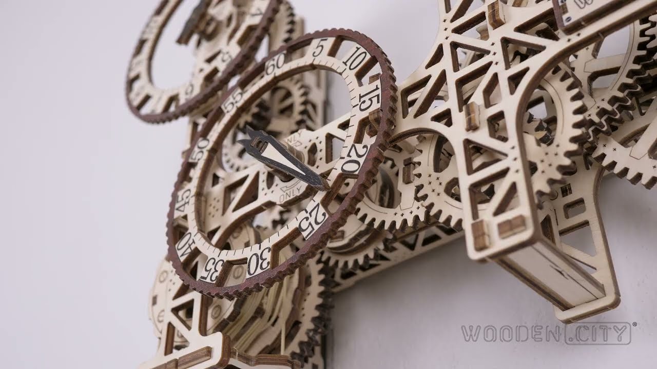 Steampunk | Wall Clock | WoodenCity jetzt auch bei MagicHolz