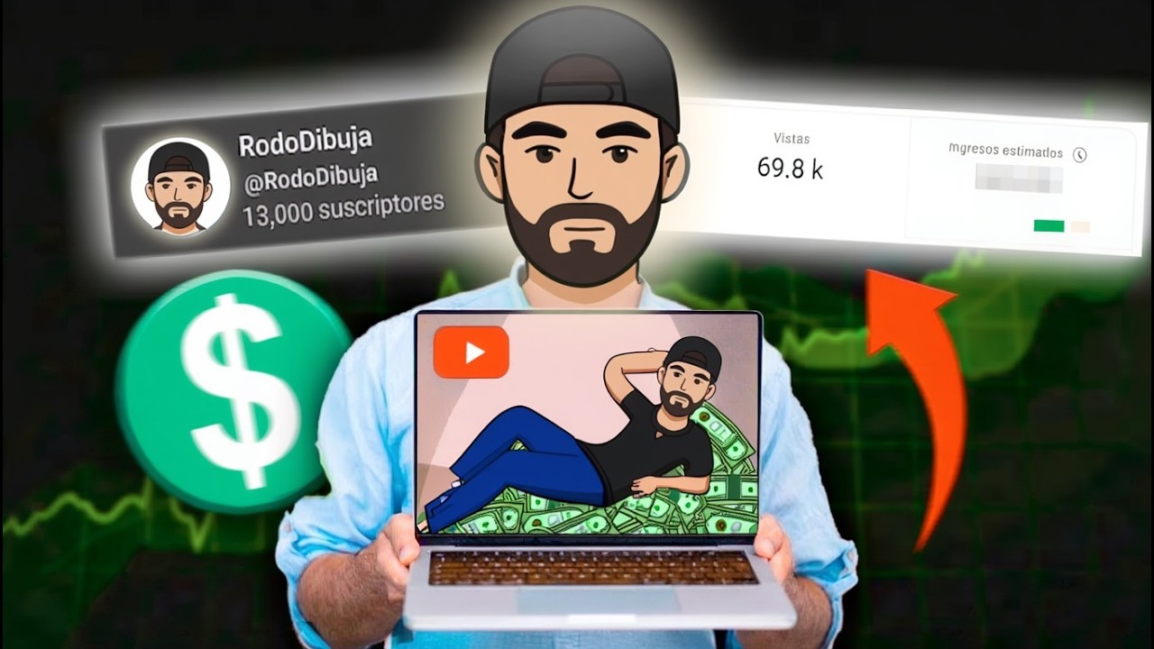 CU&Aacute;NTO GANA un canal de YouTube PEQUE&Ntilde;O en 2025 (te muestro mis ingresos REALES)