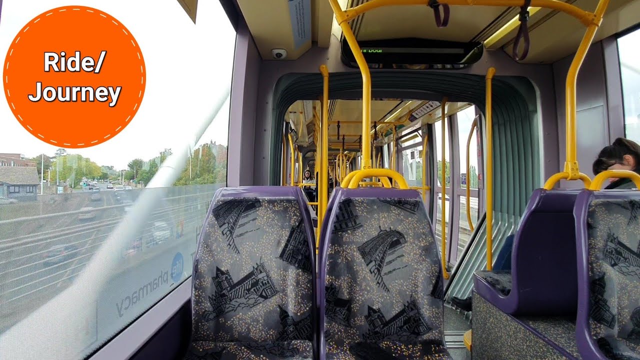 Ride on the Luas from Sandyford to Ranelagh | Dublin Tram 5011