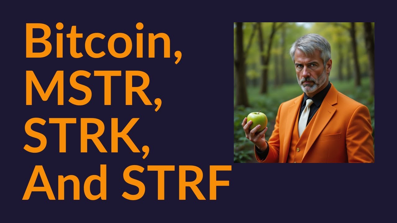 Bitcoin, MSTR, STRK, and STRF