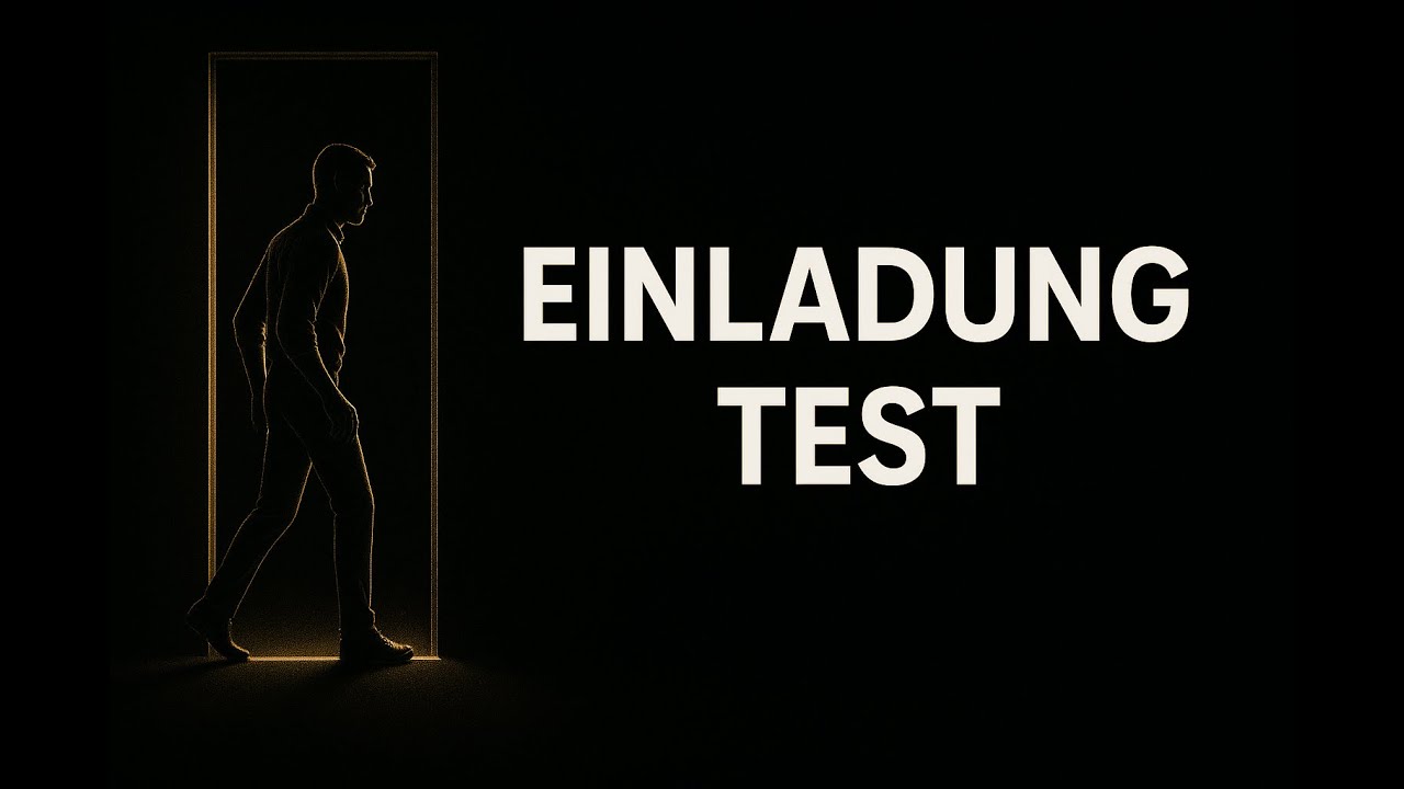 Einladung: Verdeckter Test — Stille setzt den Anfang