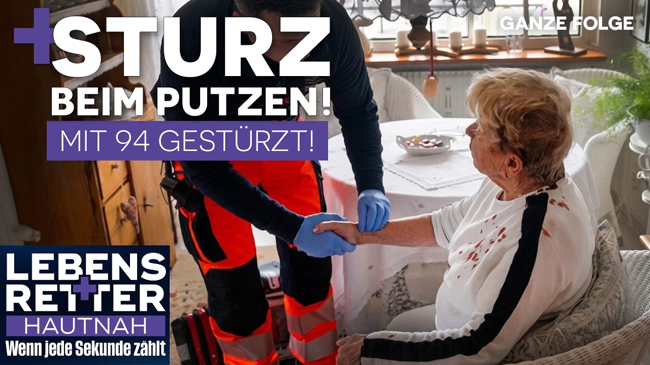 KOPFVERLETZUNG MIT 94! Notruf nach Sturz in der Wohnung! | Lebensretter hautnah