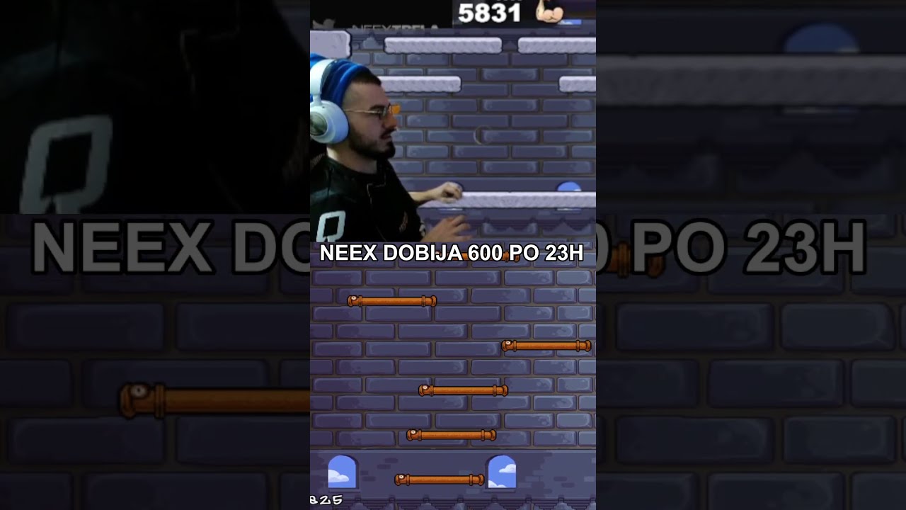 NEEX DOBIJA 600 PO 23H W ICY TOWER | ShocikiTV #shorts #bungee #neexcsgo