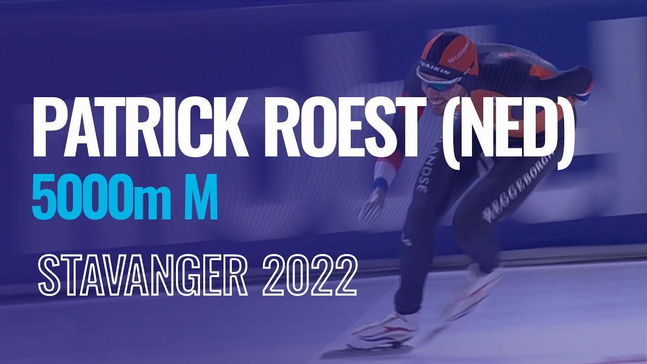Patrick ROEST (NED) | Winner | 5000m M | Stavanger | 