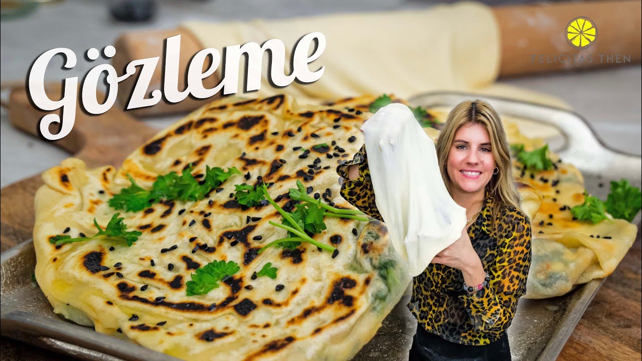 Gözleme | türkische Teigfladen mit Spinat und Feta | Felicitas Then