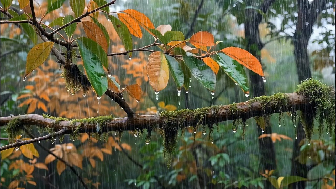 Perfect Forest Rain Sounds for Sleeping | Forest Rain Therapy