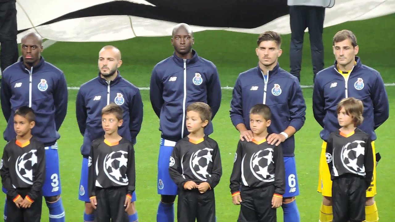Hino da Champions no estádio do Dragão - FC Porto Chelsea