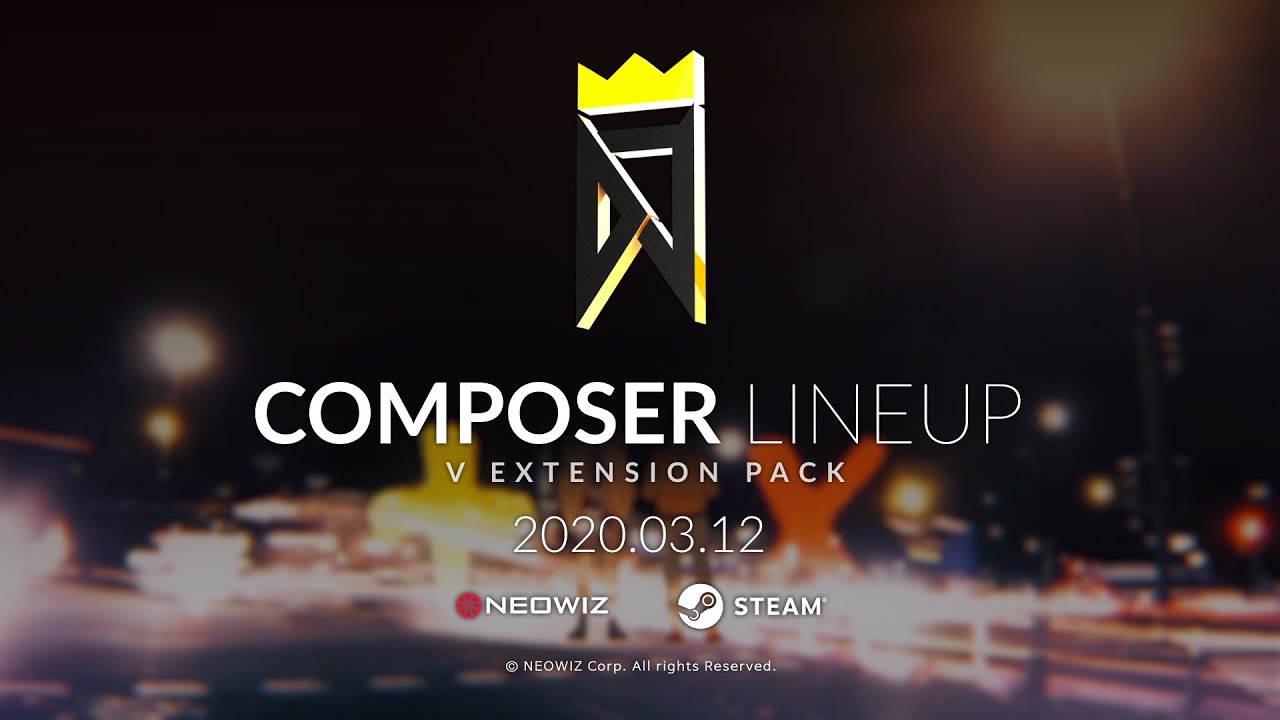 DJMAX RESPECT V EXTENSION COMPOSER LINE-UP