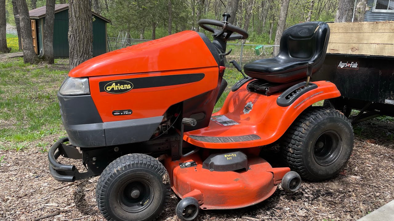 Tune up time! Husqvarna/ Ariens lawn tractor spring prep