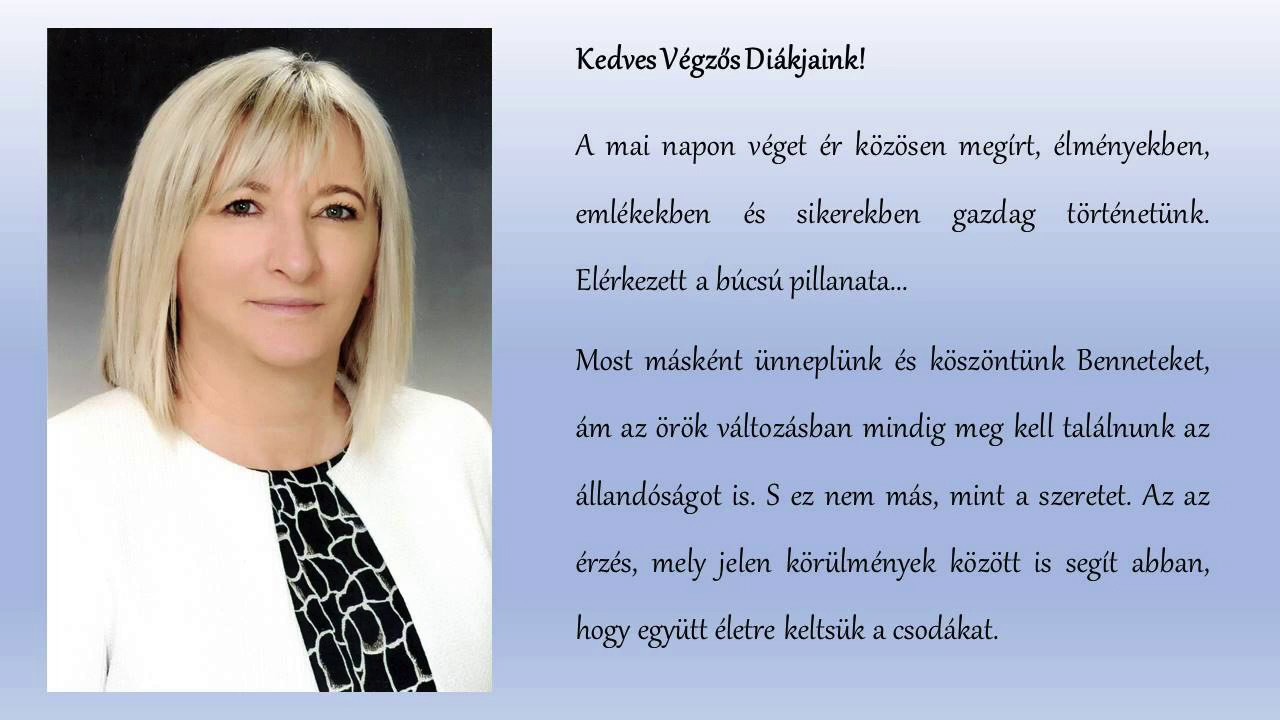Búcsú a végzős diákoktól