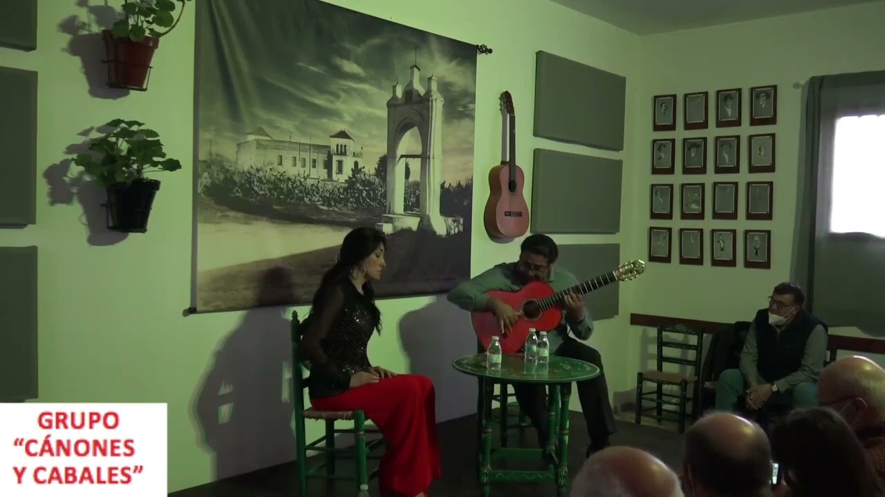 04 Paqui Ríos con José de Pura en Peña Flamenca Pozo Nuevo de Olivares   Malagueñas.