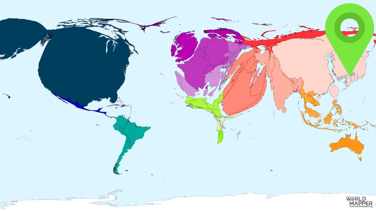 These Are The REAL Maps Of The World