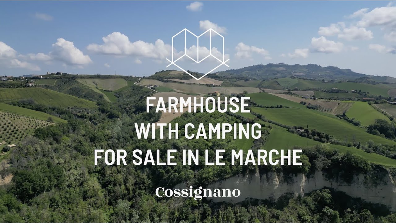 43 - FARMHOUSE WITH CAMPING FOR SALE IN LE MARCHE, Cossignano - Marche