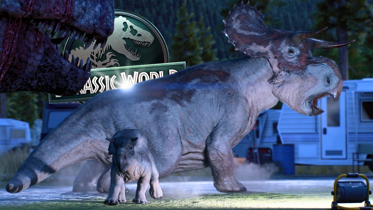Battle at Big Rock - Jurassic World Evolution 3 [4K]