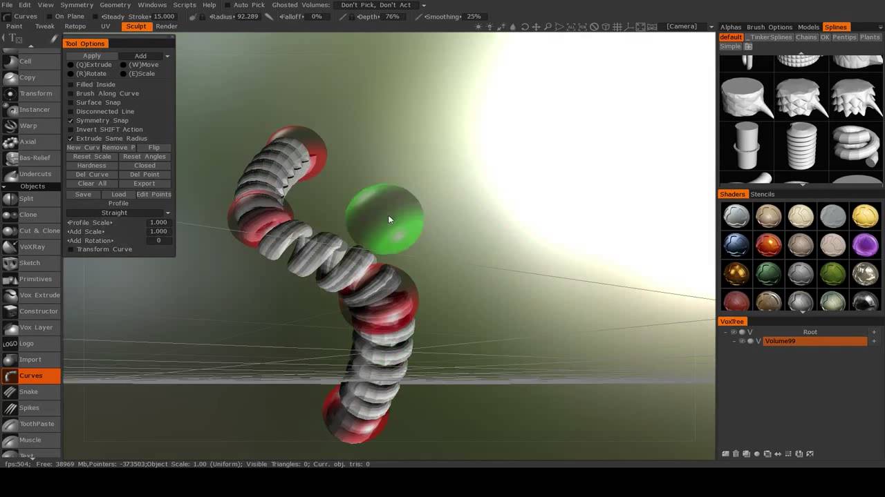 Welcome to 3D-Coat: Part 9 (Curves)