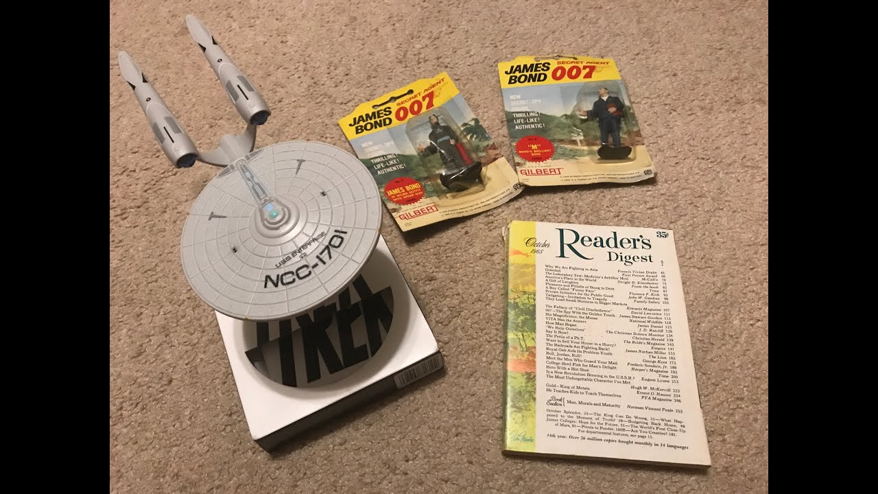 Непреднамеренный ASMR: я показываю Reader's Digest 1965 года, DVD Star Trek Enterprise Case и всё...
