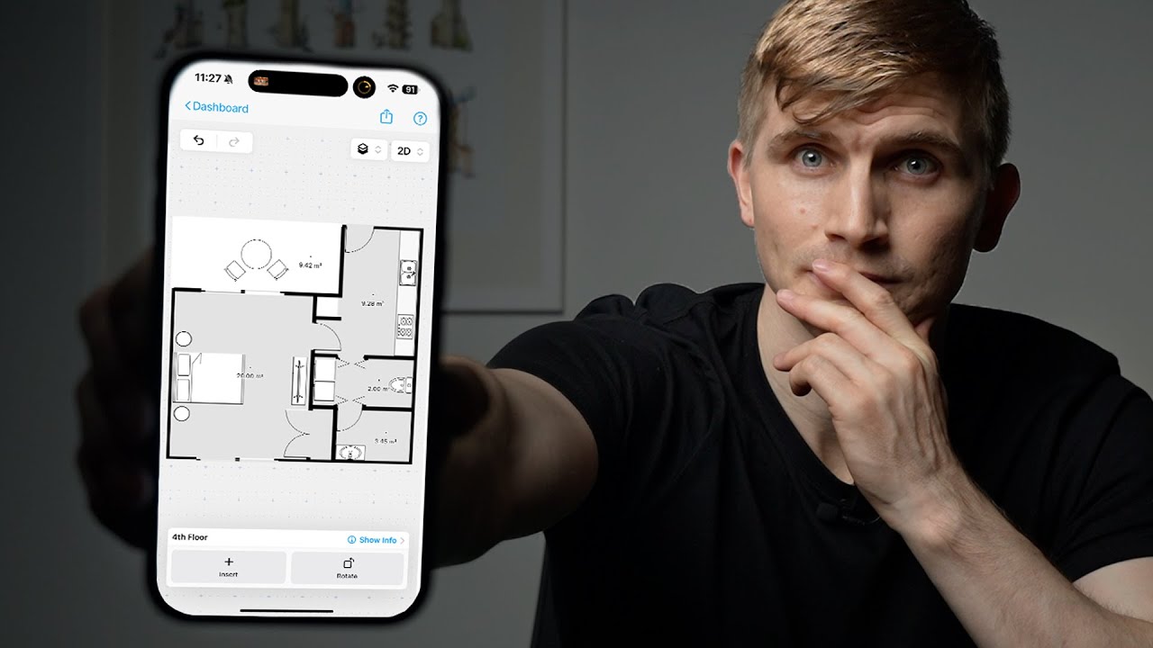 Рисование планов этажей на телефоне — приложение Magic Plan
