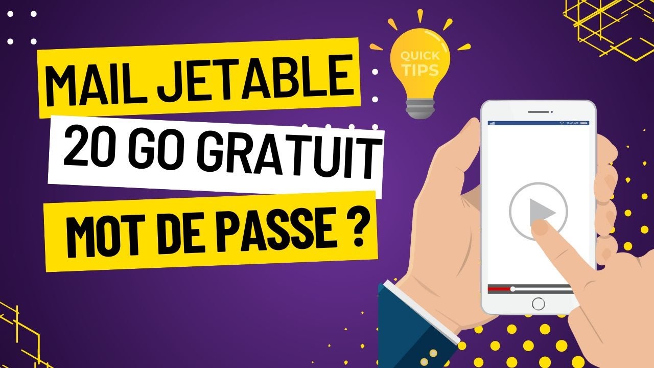 [ GRATUITEMENT ] Avoir un adresse MAIL Jetable , STOCKAGE de 20 Go en ligne, G&eacute;n&eacute;rateur MOT DE PASSE