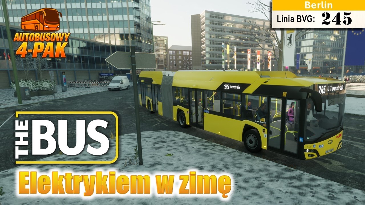 The Bus #5 "Elektrykiem w zimę" | Berlin | Linia 245 | Solaris Urbino 18 electric IV