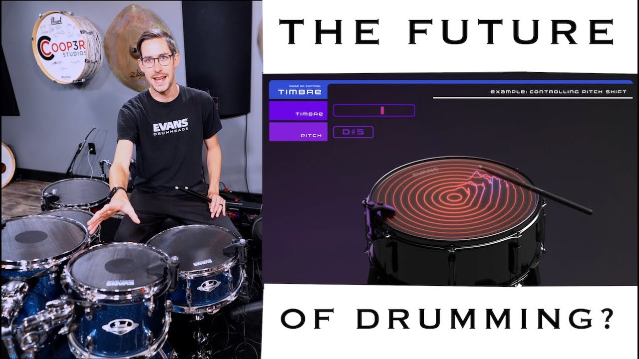 Is this the Future of Drumming? I try  @EvansDrumheadsOfficial Sensory Percussion with @SunhouseInc!