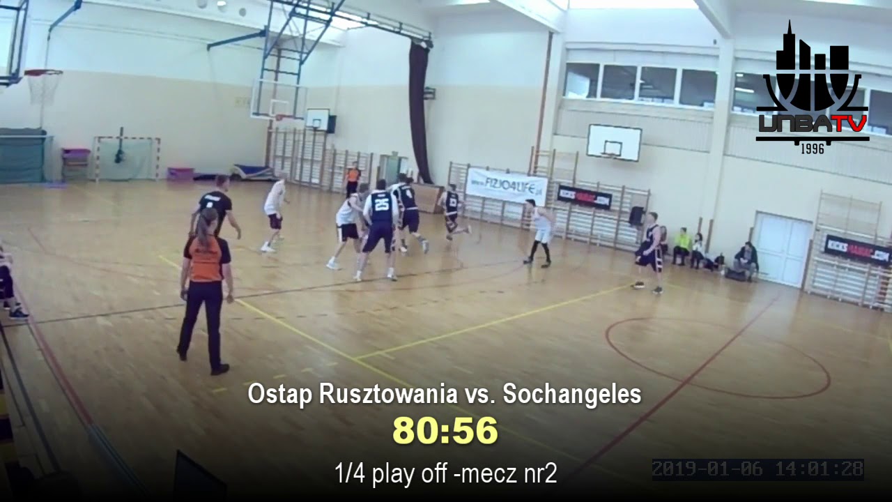 Ostap Rusztowania vs. Sochangeles - 1/4 play off WLM UNBA (6.01.2019)
