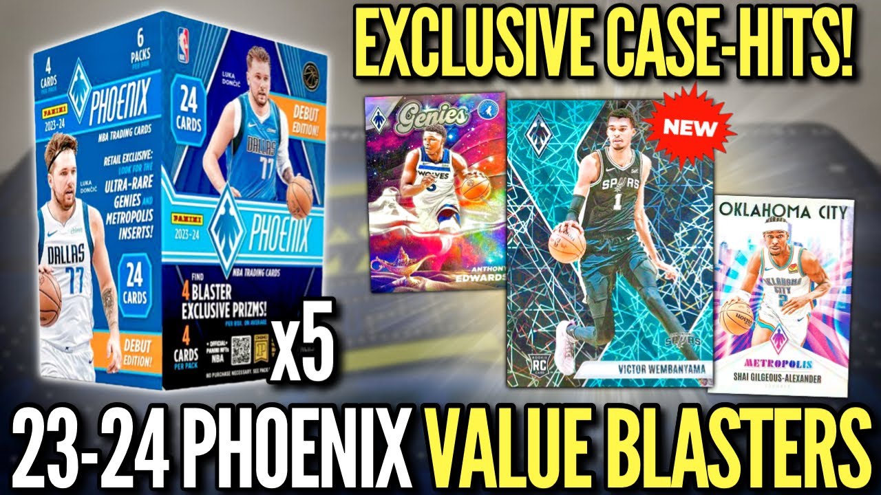 BRAND NEW RETAIL SET (EXCLUSIVE SSPs)! 😮🔥 2023-24 Panini Phoenix Basketball Value Blaster Box Review