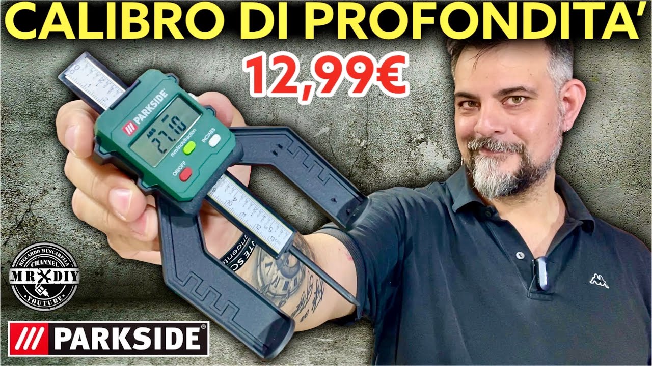 Misuratore digitale di profondità Parkside lidl 12.99€ Calibro di profondità Profondimetro fai da te