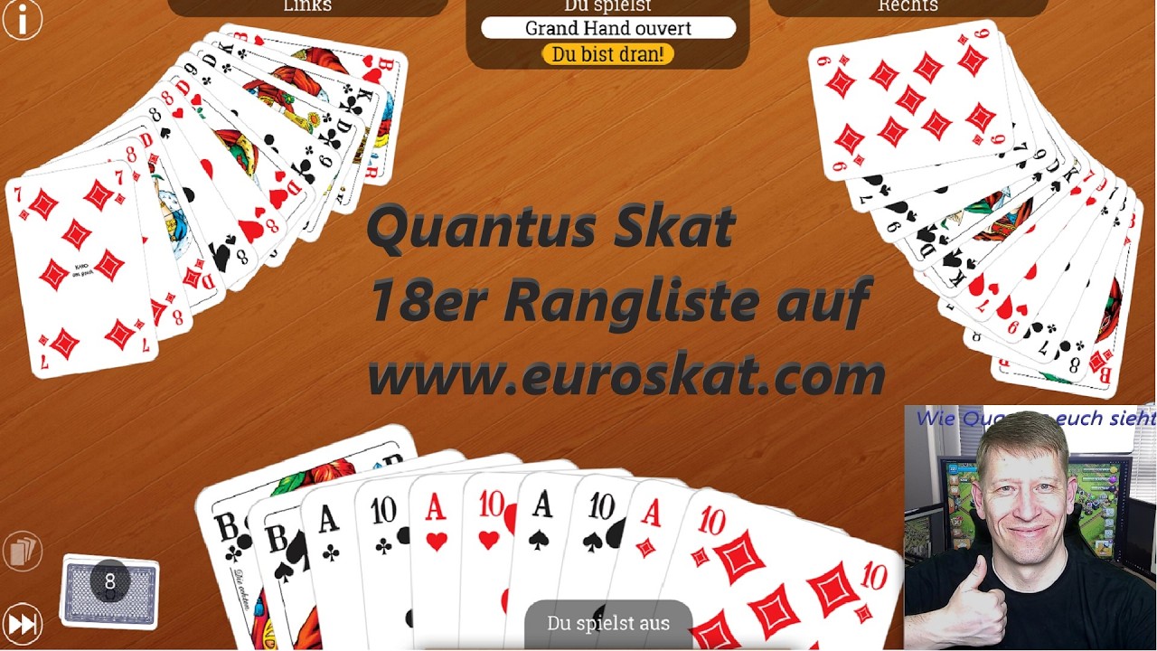 Skat 18er Rangliste Mit bösem Ende !!