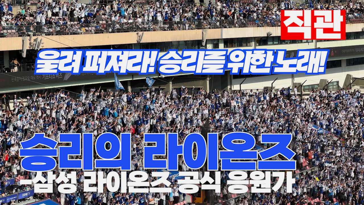 이상하게 따라 부르면 울컥하는 응원가 