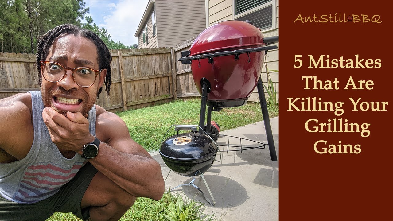 5 Mistakes to Avoid when Cooking on a Charcoal Grill | 5 Tips for New Grillers | AntStill BBQ