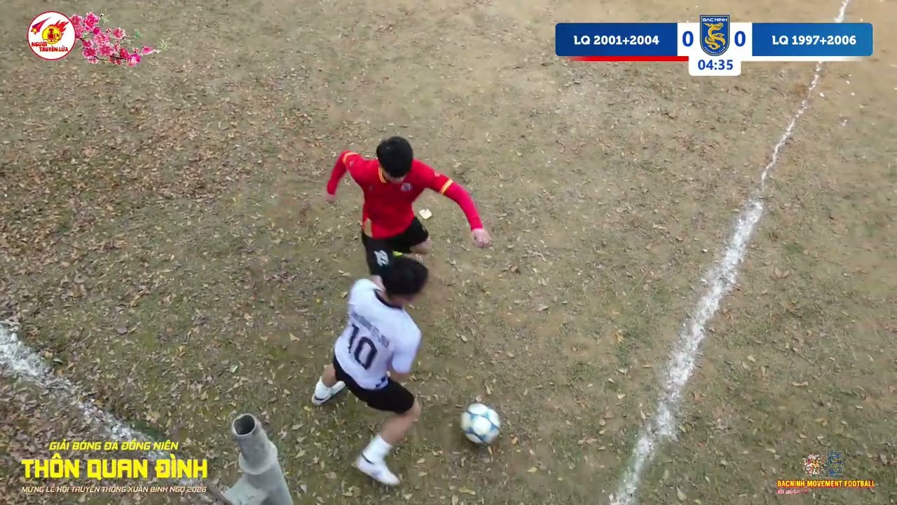 🎥 VÒNG I :  LIÊN QUÂN 2K1+2K4 🆚 LIÊN QUÂN 97+2K6 | GIẢI BÓNG ĐÁ ĐỒNG NIÊN THÔN QUAN ĐÌNH