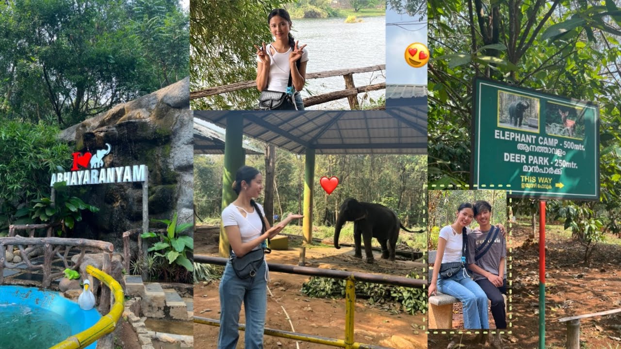 Exploring Kerala’s Kodanad Elephant 🐘Training Centre today!🛺✨