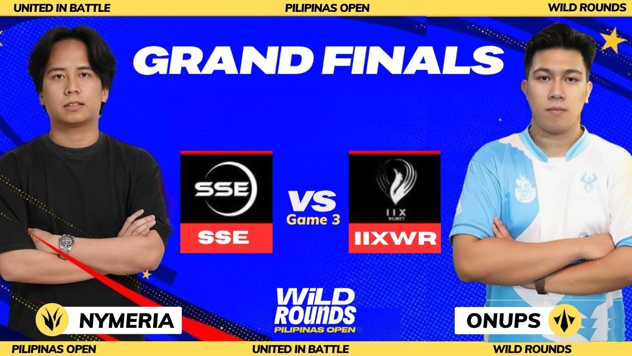 SSE vs. IIXWR - Game 3 (Bo5) | Grand Finals | Wild Rounds Pilipinas Open 2024 🇵🇭