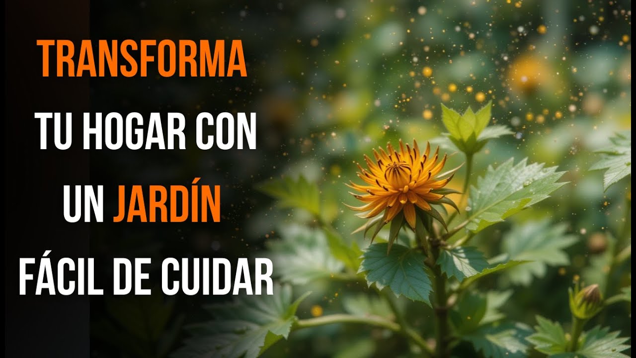 🌱 Transforma tu hogar con un jard&iacute;n f&aacute;cil de cuidar
