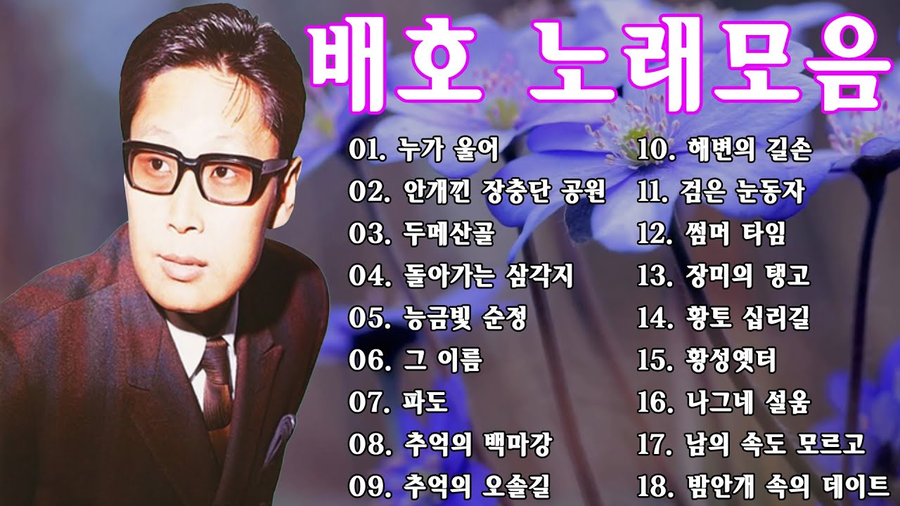 감미로운 음악 - 배호 불멸의노래🎶🎶불멸의 배호 스페셜 노래모음