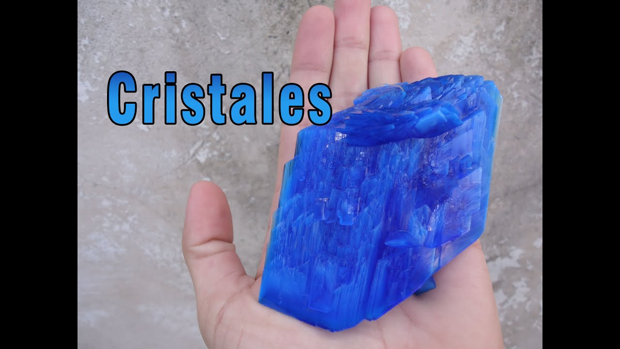 Cristal de Sulfato de Cobre / Crystal Copper Sulfate - Química interactiva