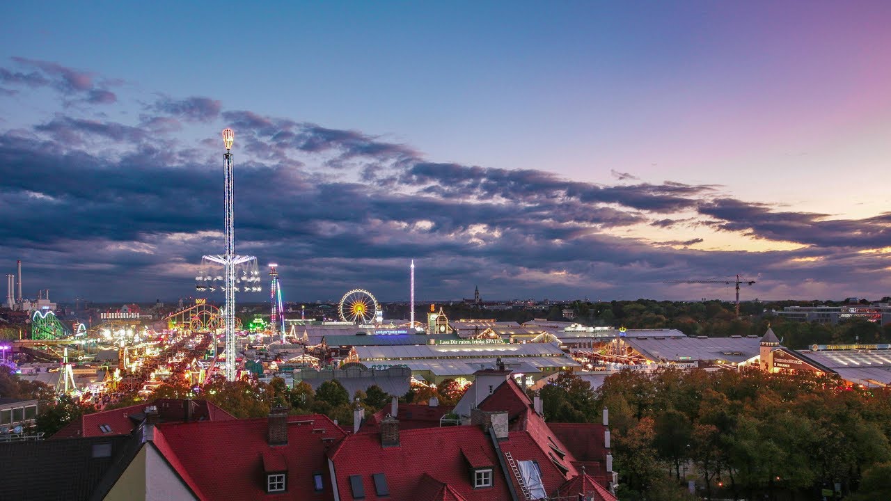 Aufbau Oktoberfest München | Zeitraffer