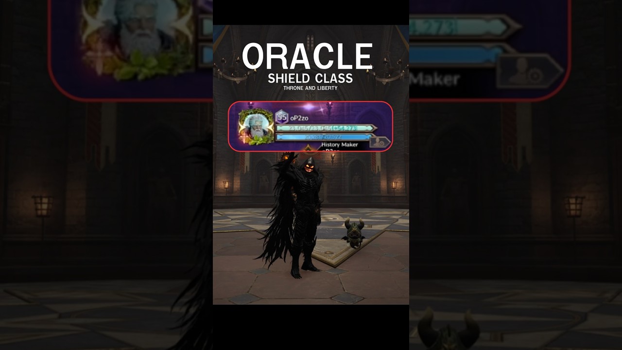 ORACLE SHIELD CLASS | THRONE AND LIBERTY #games #gamer #mmorpg