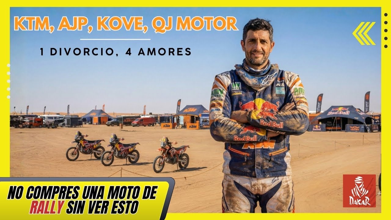 KTM 450 Rally, Kove 450 Rally, AJP PR7 650 y QJ Motor SRT 500 CX:  4 motos de un sueño, 