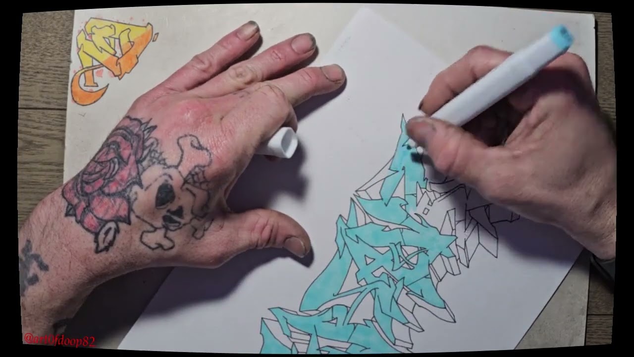 Graffiti Art Sketch 