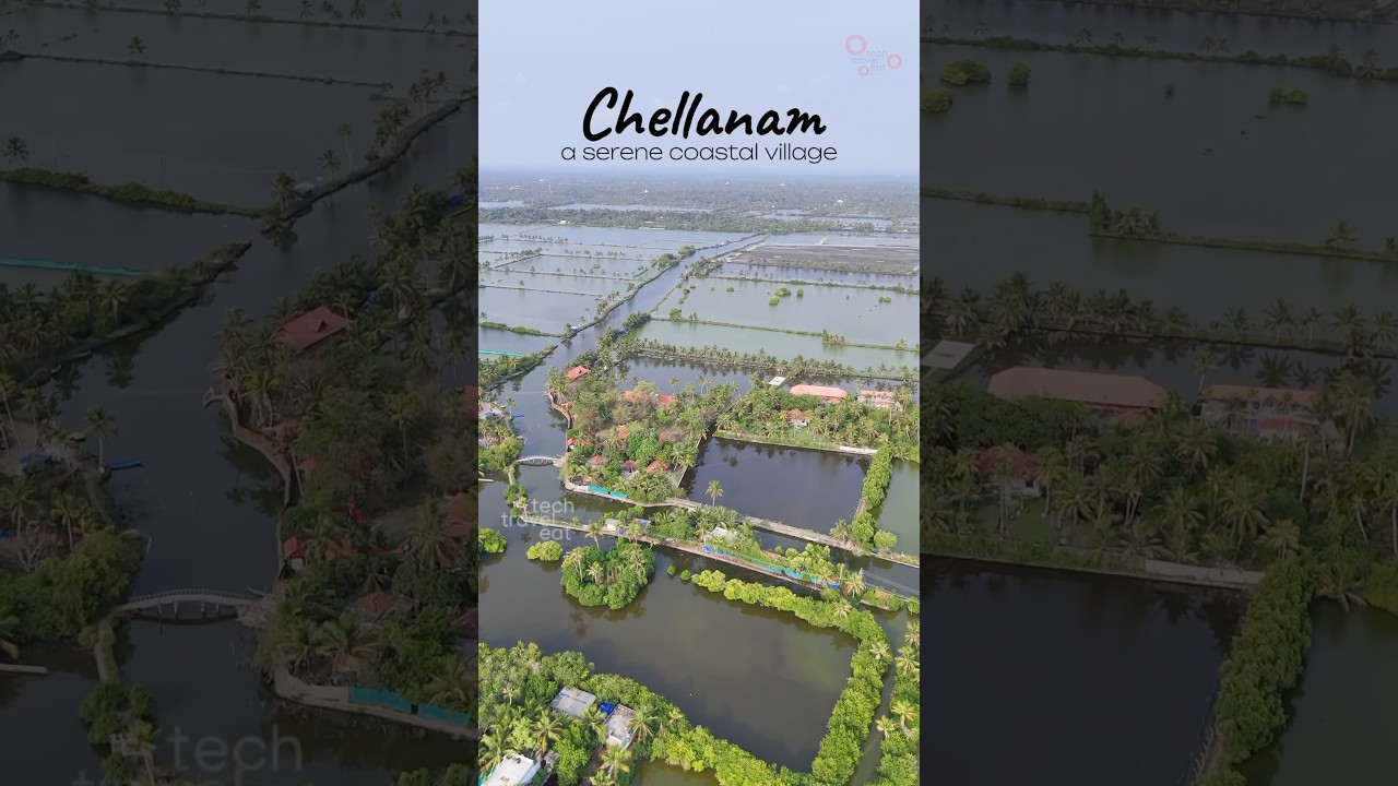 Beautiful Chellanam #techtraveleat #travel #kerala #dronestagram #kochi #chellanam #keralatourism