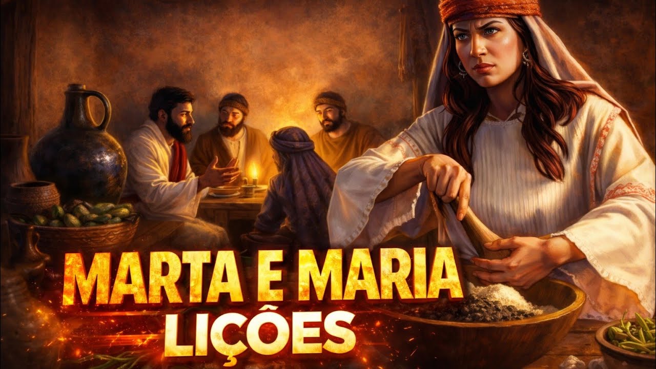 PREGAÇÃO SOBRE MARTA E MARIA - LIÇÕES PRECIOSAS 