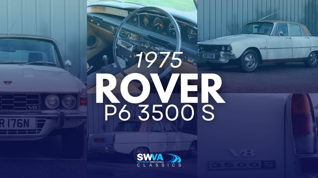 LOT 80 - Rover 3500S V8 1975 | SWVA 31st October 2024 Autumn Classic Car Auction