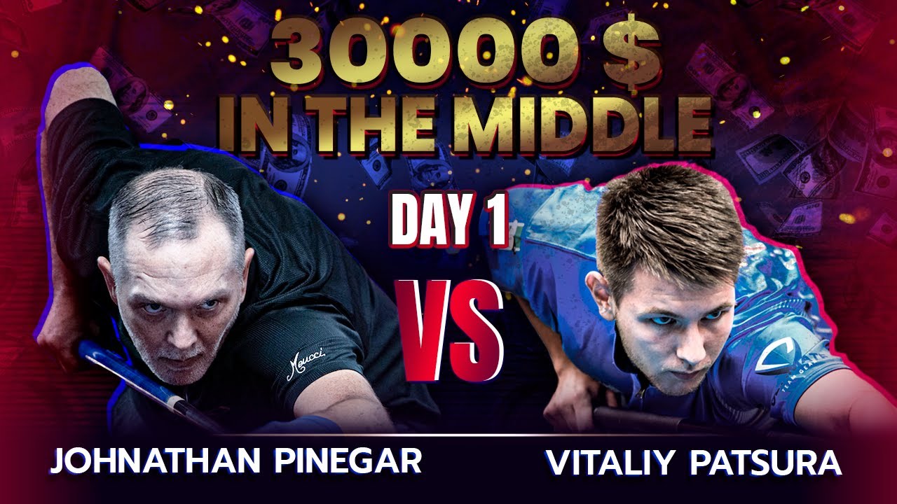 Vitaliy Patsura - Johnathan Pinegar | 30000$ IN THE MIDDLE | RACE TO 50 | DAY 1