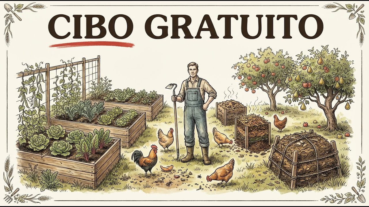 Mangime gratuito per galline tutto l’anno: il metodo dei 3 sistemi per l’autosufficienza