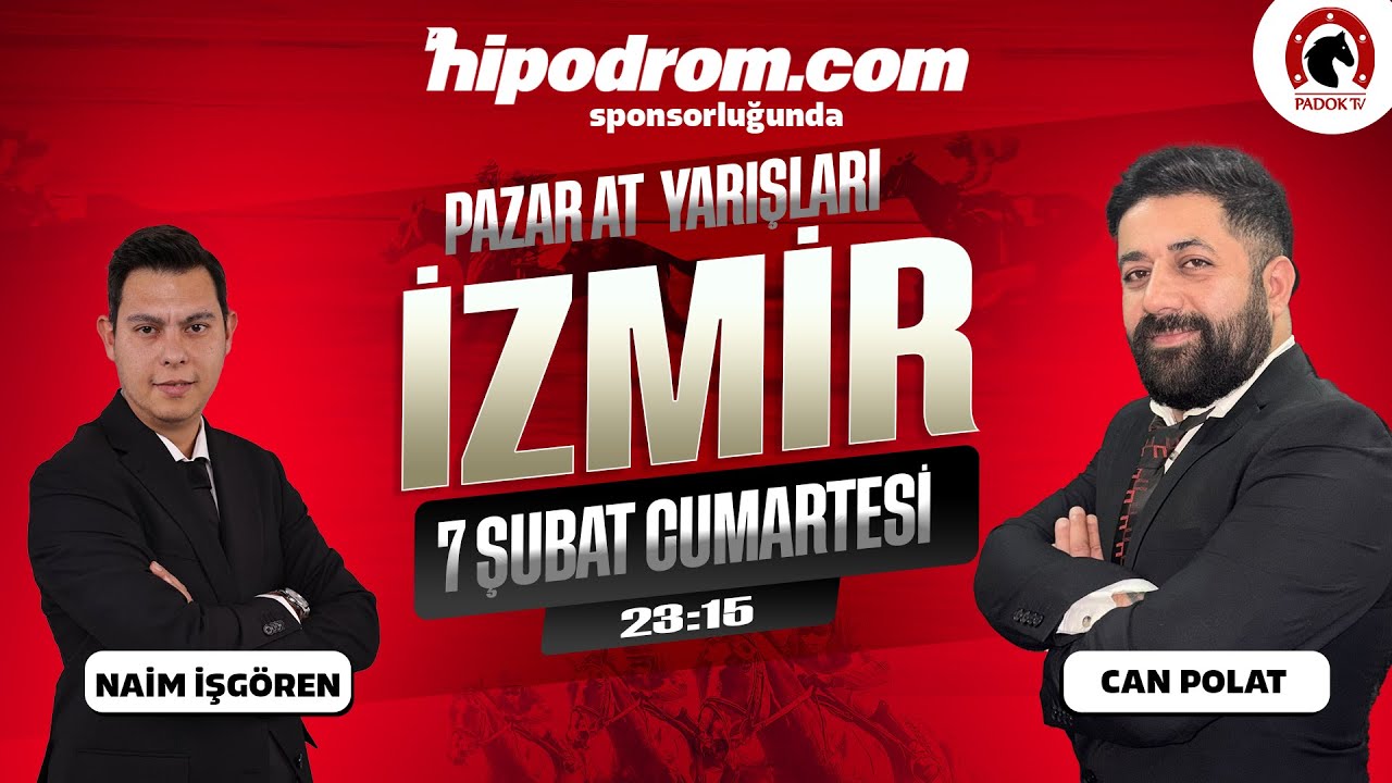 08 Şubat 2026 İzmir At Yarışı Tahminleri // Naim İşgören - Can Polat