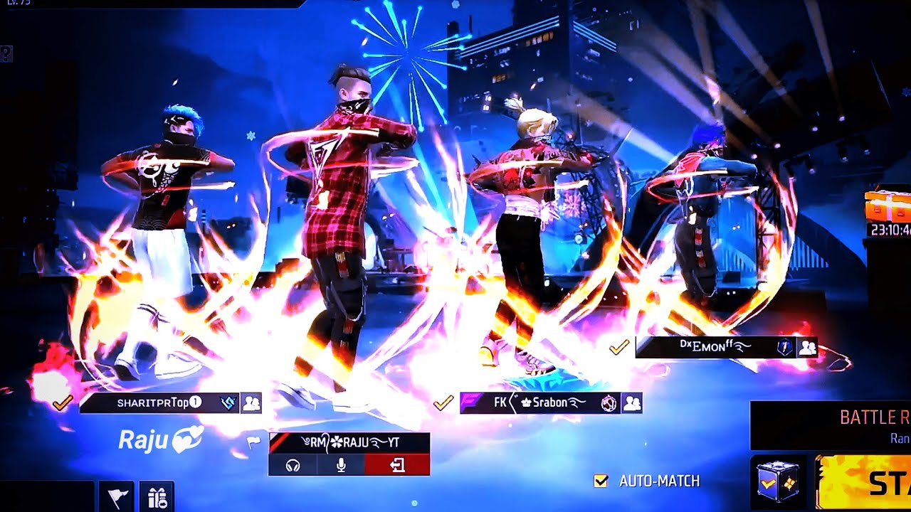 Free Fire Squad Lobby Edit 🥵(xml+clip)