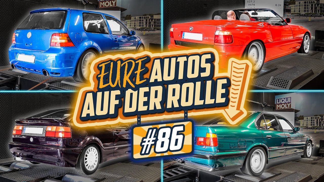 BMW Z1, Audi S4 B5 & VW Golf IV R32 DSG! - Prüfstandstag Halle77 - Marco nimmt EURE Autos ran!
